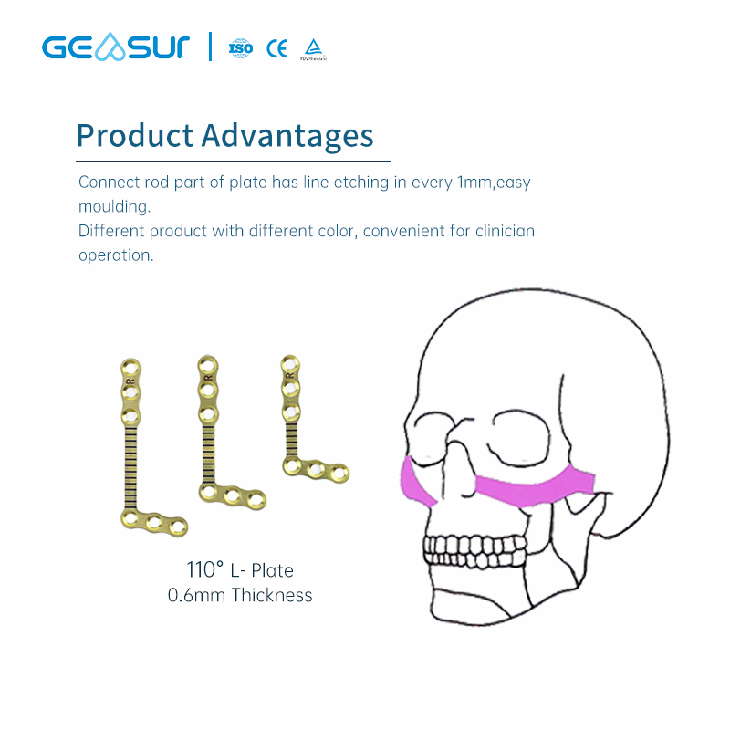 1.5 & 0.6 Maxillofacial micro plate set 