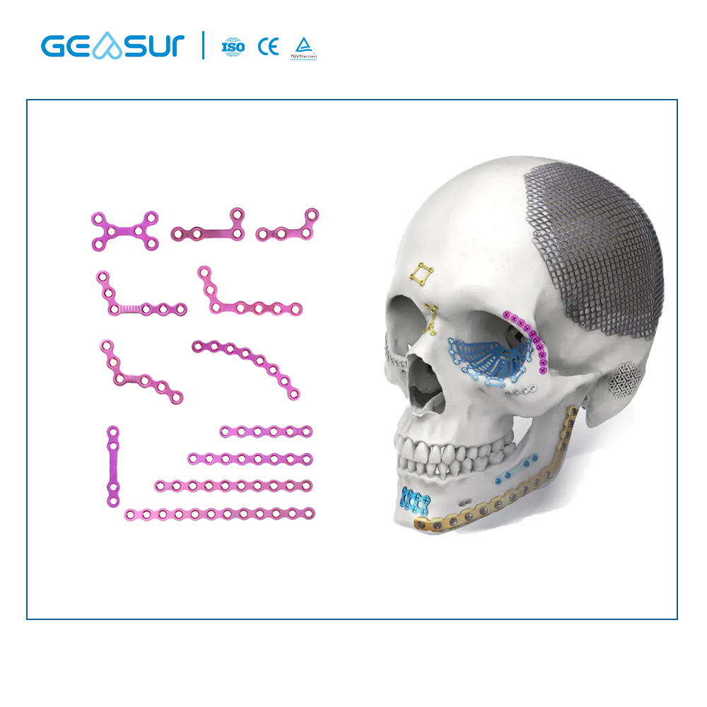 2.0 & 0.8 Maxillofacial Mini Plate Set