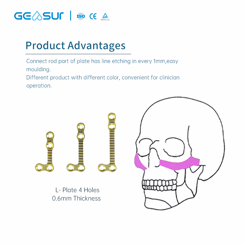 1.5 & 0.6 Maxillofacial micro plate set 